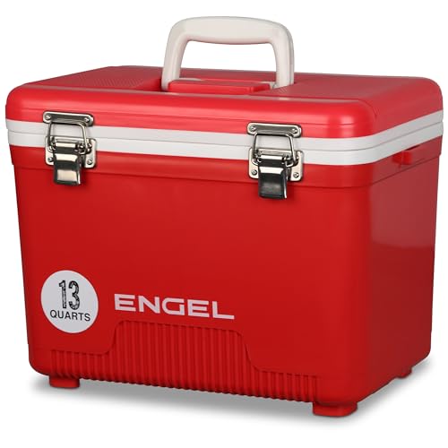 Engel 13qt Leak-Proof, Air Tight, Drybox Cooler and Small Hard Shell Lunchbox