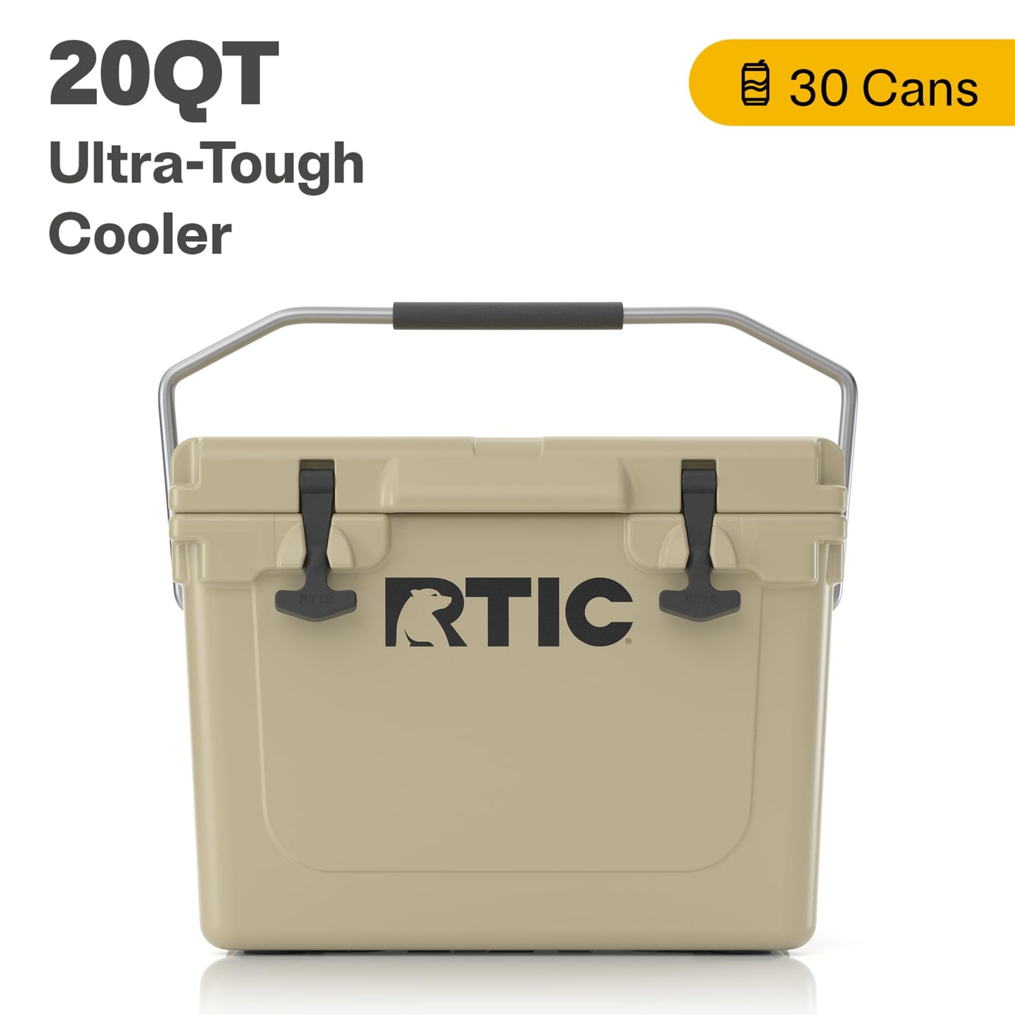RTIC 20 QT Ultra-Tough Cooler Hard Insulated Portable Ice Chest Box