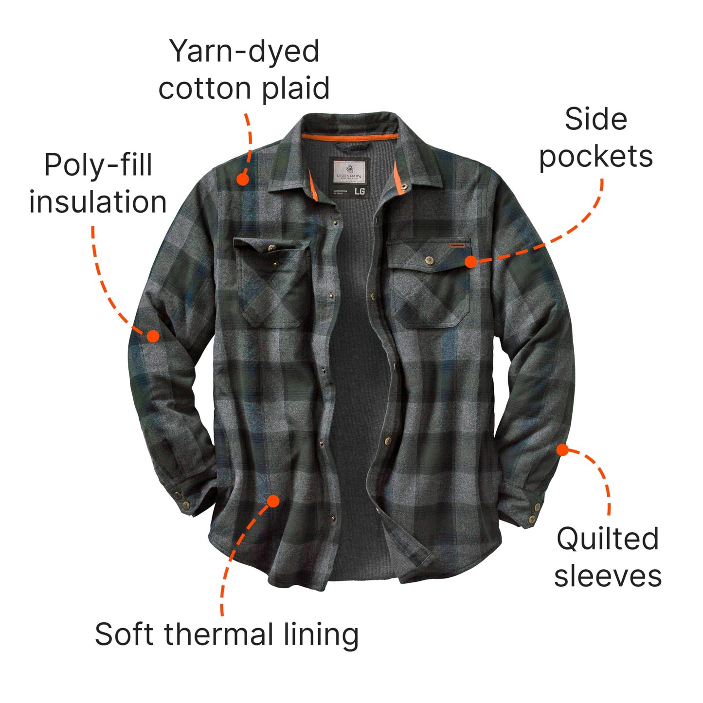 Legendary Whitetails Flannel