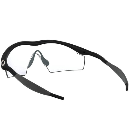 Oakley M Frame Strike Sunglasses, SI Black Grey, Rectangular