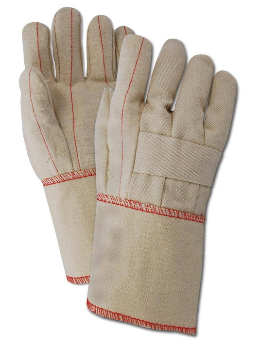 MAGID Heater Beater 24 Oz. Cotton Canvas Hot Mill Gloves, 12 Pairs, Size Men's