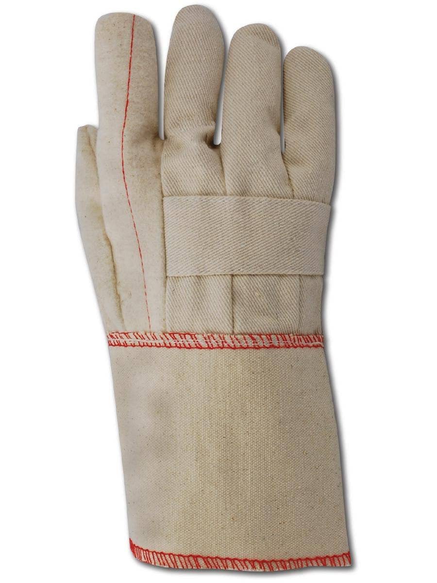 MAGID Heater Beater 24 Oz. Cotton Canvas Hot Mill Gloves, 12 Pairs, Size Men's