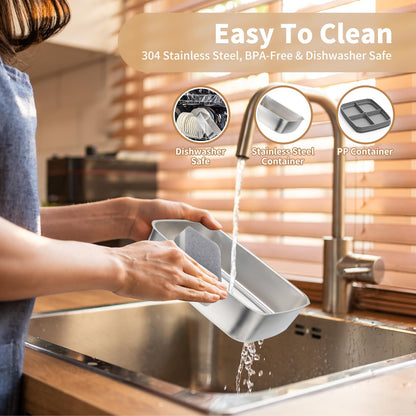 Geveniss Electric Lunch Box, Stainless Steel, Fast Heating for Truck and Job sites