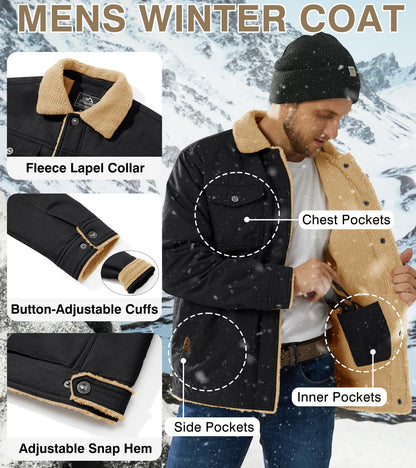 EKLENTSON Windbreaker Jacket With Multi Pockets