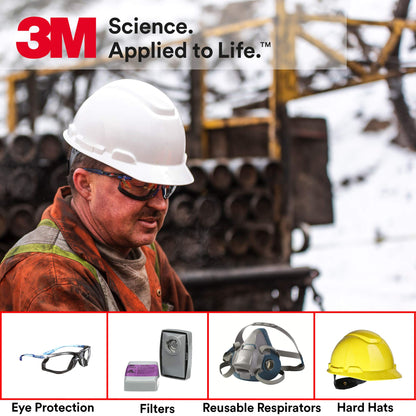 3M Virtua CCS Safety Glasses, ANSI Z87, Anti-Fog, Clear Lens, Ear Plug System