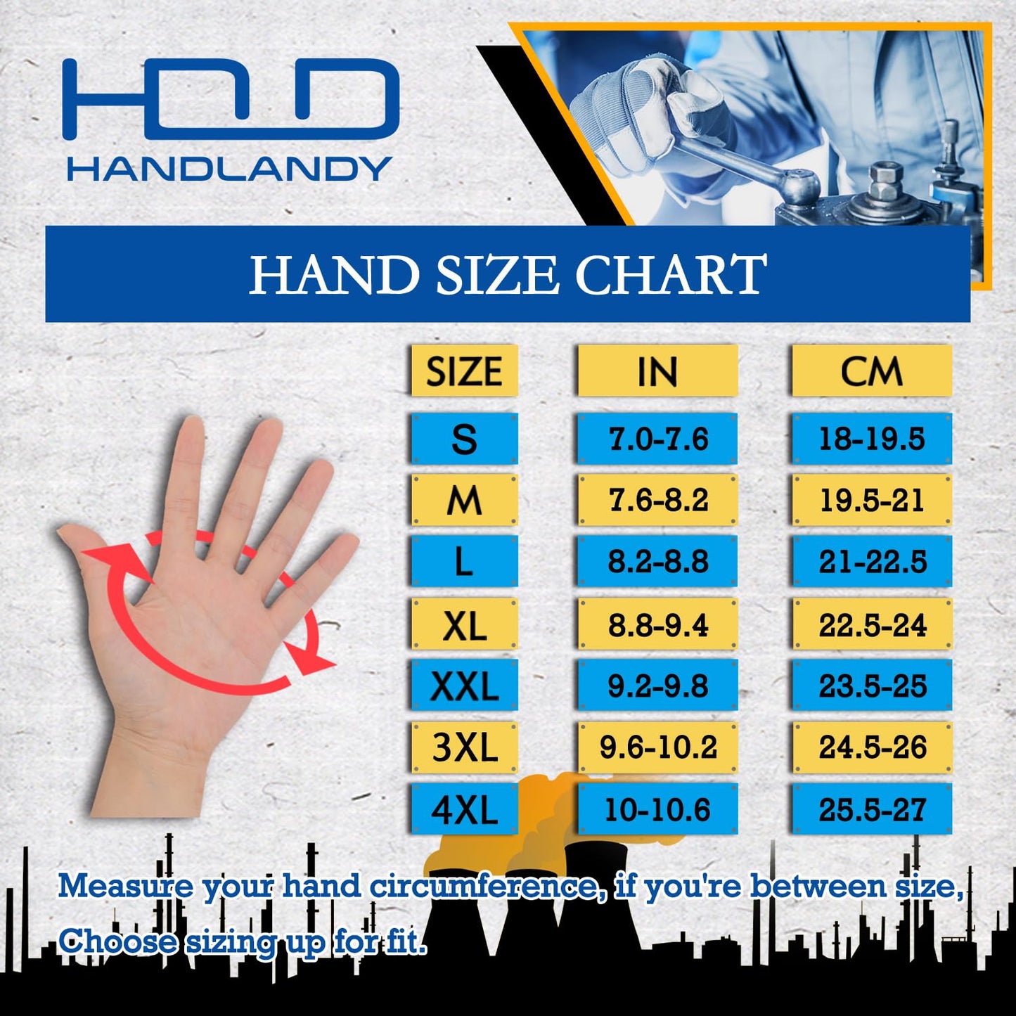 HANDLANDY Mens Work Gloves Touch screen, Synthetic Leather Utility Gloves